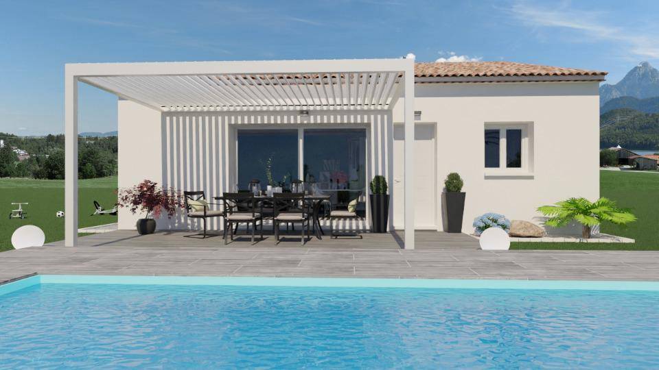 Programme terrain + maison à Grillon en Vaucluse (84) de 90 m² à vendre au prix de 242000€ - 1