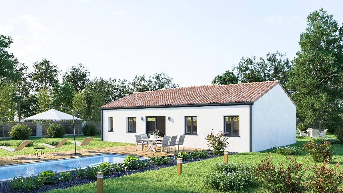Programme terrain + maison à Chancelade en Dordogne (24) de 84 m² à vendre au prix de 195140€ - 2