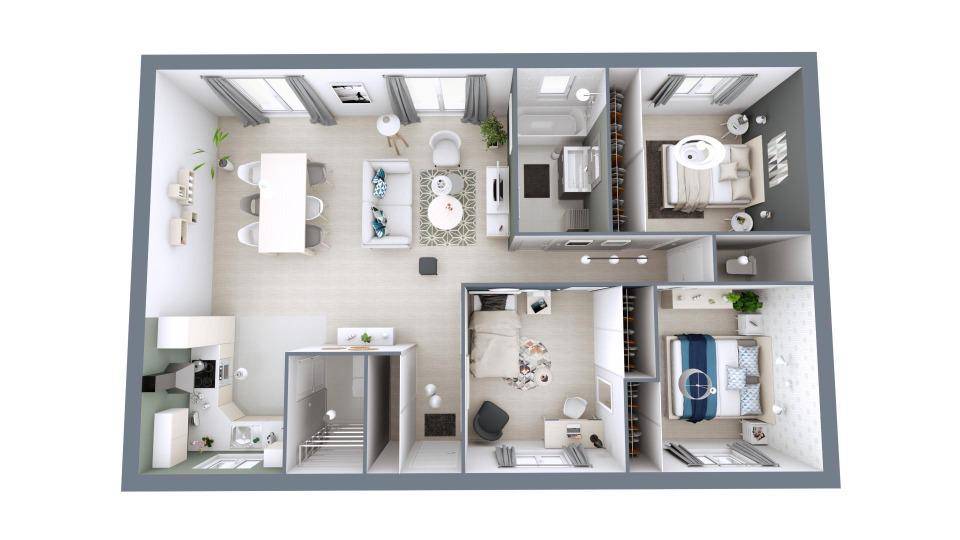 Programme terrain + maison à Saint-Jean-de-Marsacq en Landes (40) de 101 m² à vendre au prix de 310900€ - 4