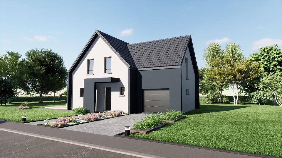 Programme terrain + maison à Benfeld en Bas-Rhin (67) de 120 m² à vendre au prix de 347600€ - 1