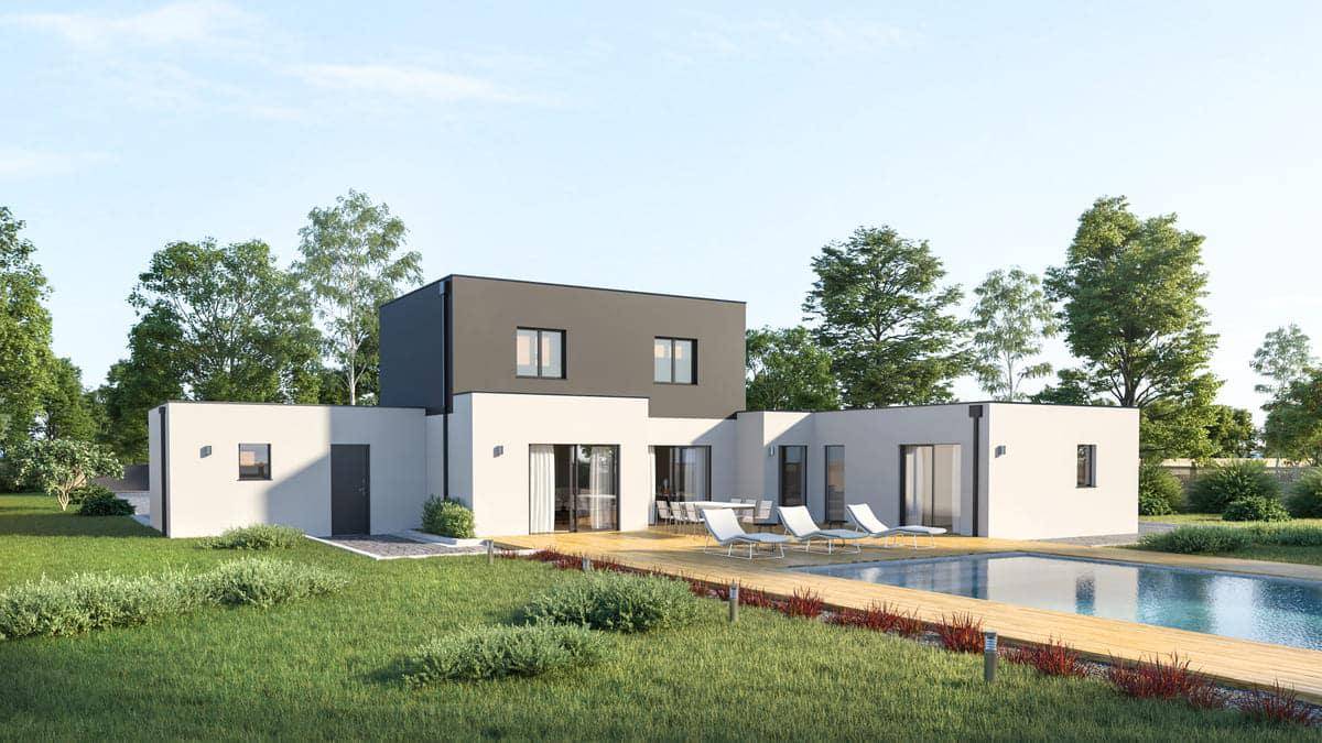 Programme terrain + maison à Les Ponts-de-Cé en Maine-et-Loire (49) de 124 m² à vendre au prix de 418950€ - 1