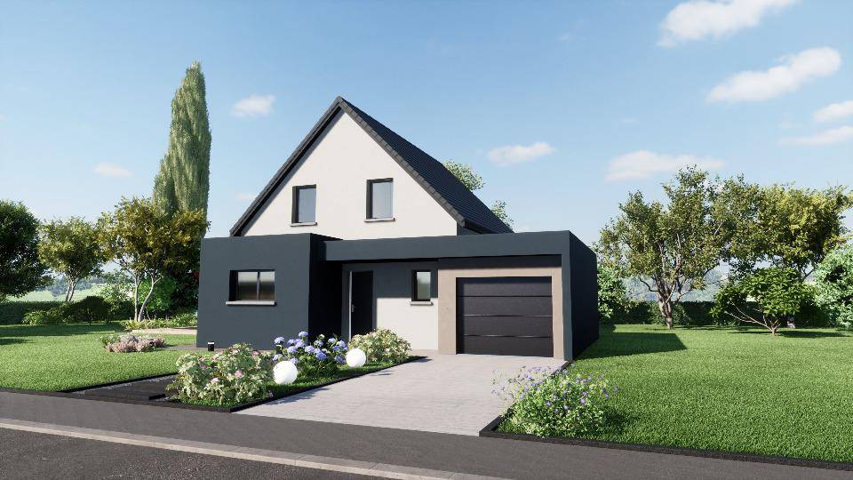 Programme terrain + maison à Barr en Bas-Rhin (67) de 100 m² à vendre au prix de 426900€ - 1