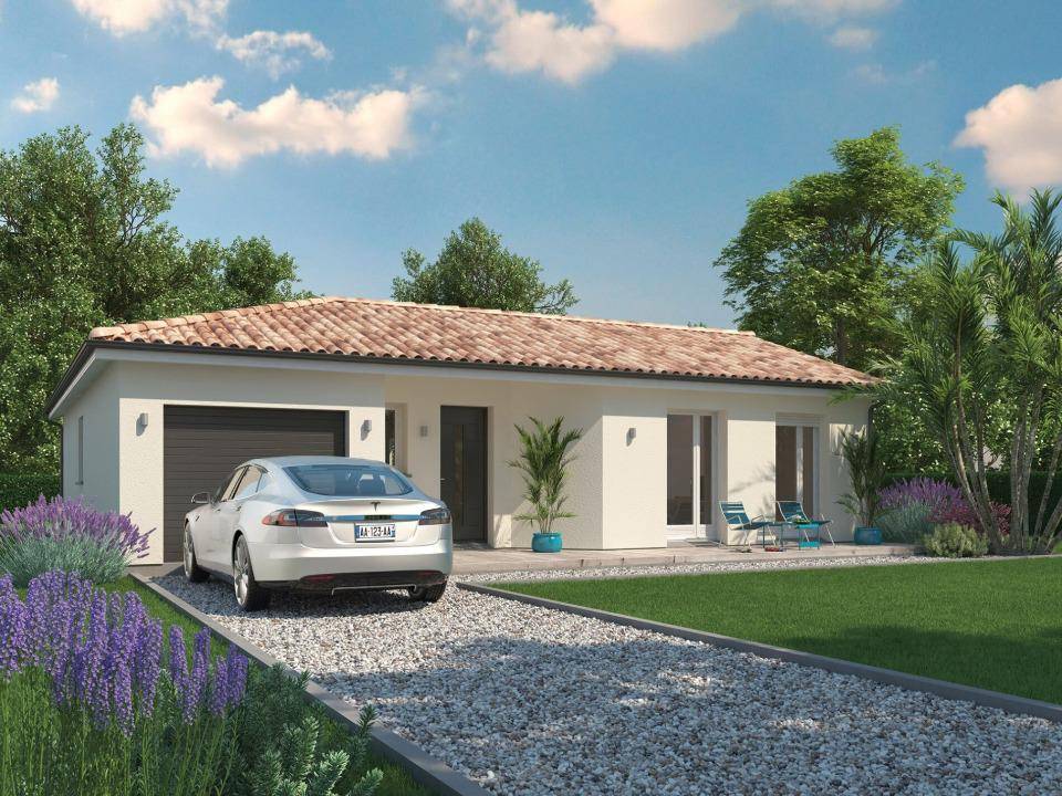 Programme terrain + maison à Capian en Gironde (33) de 100 m² à vendre au prix de 254092€ - 2