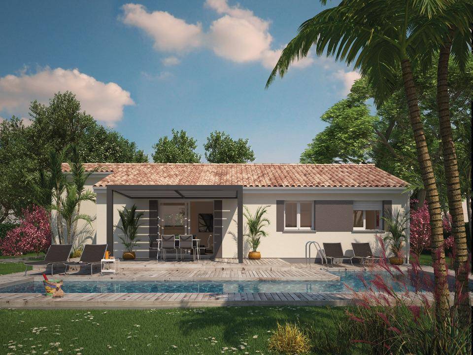 Programme terrain + maison à Soulignac en Gironde (33) de 65 m² à vendre au prix de 207054€ - 3