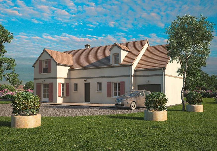 Programme terrain + maison à Saint-Pierre-la-Garenne en Eure (27) de 114 m² à vendre au prix de 318000€ - 1