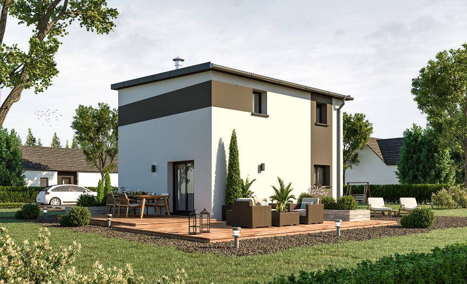 Programme terrain + maison à Quimperlé en Finistère (29) de 73 m² à vendre au prix de 223000€ - 2