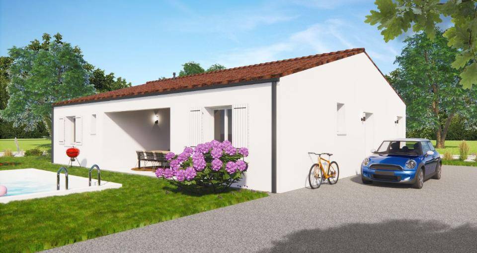 Programme terrain + maison à Douzat en Charente (16) de 120 m² à vendre au prix de 238800€ - 2