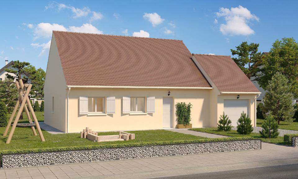 Programme terrain + maison à Méru en Oise (60) de 81 m² à vendre au prix de 295870€ - 1