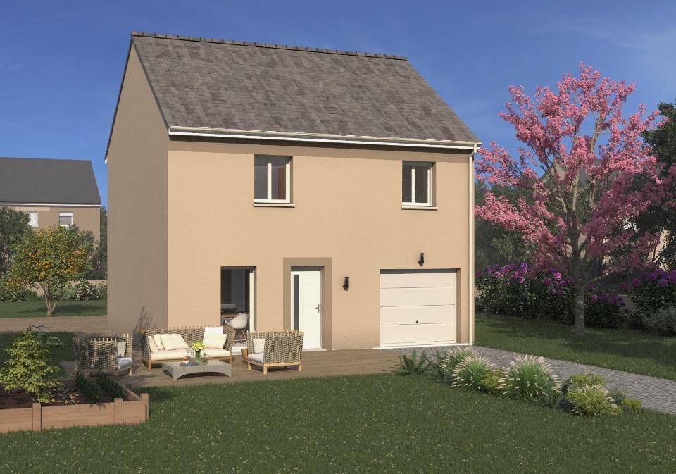 Programme terrain + maison à Saint Martin de l'If en Seine-Maritime (76) de 89 m² à vendre au prix de 219000€ - 1