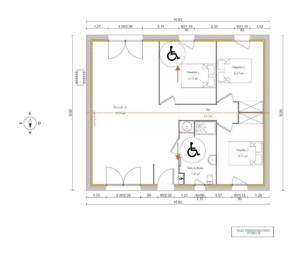 Programme terrain + maison à Anet en Eure-et-Loir (28) de 80 m² à vendre au prix de 180869€ - 3
