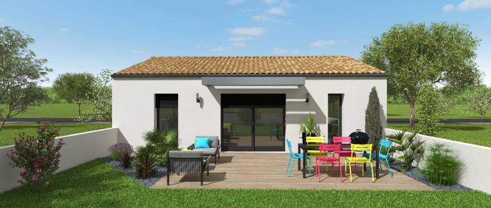 Programme terrain + maison à Puyravault en Charente-Maritime (17) de 65 m² à vendre au prix de 162200€ - 2