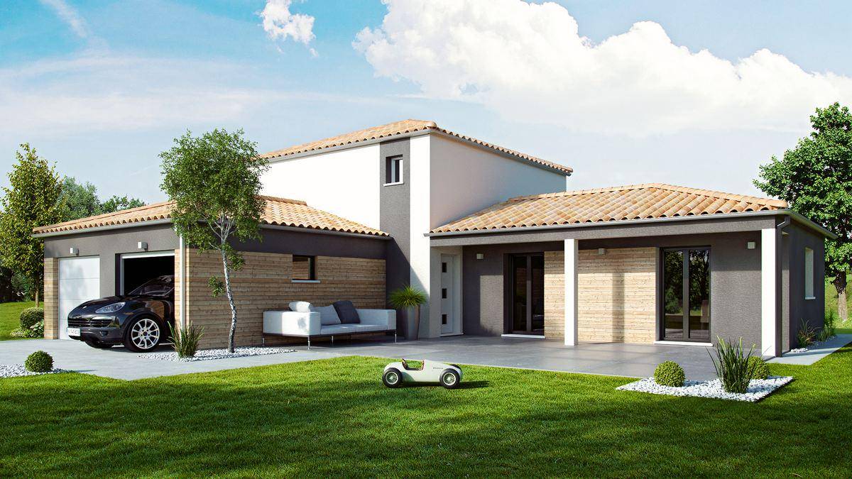 Programme terrain + maison à Virey-le-Grand en Saône-et-Loire (71) de 136 m² à vendre au prix de 308990€ - 1