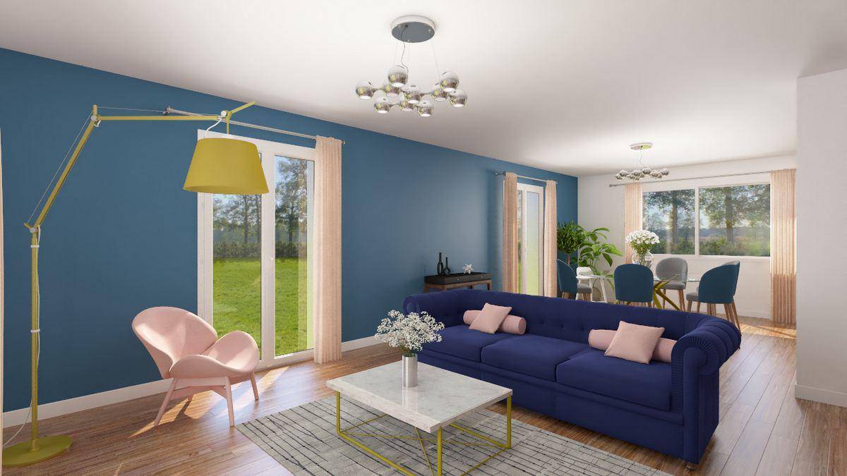 Programme terrain + maison à Noyen-sur-Sarthe en Sarthe (72) de 86 m² à vendre au prix de 206377€ - 3