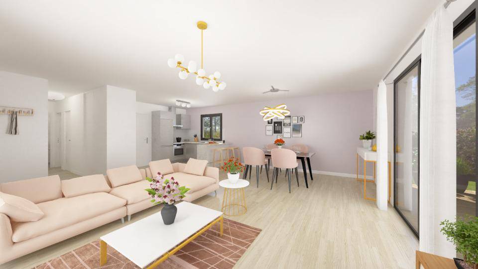 Programme terrain + maison à Pau en Pyrénées-Atlantiques (64) de 90 m² à vendre au prix de 333000€ - 2
