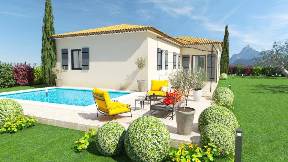 Terrain seul à Volx en Alpes-de-Haute-Provence (04) de 542 m² à vendre au prix de 115000€ - 1