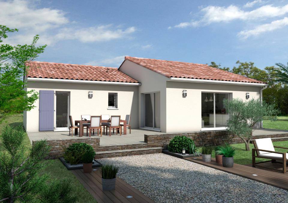 Programme terrain + maison à Saint-Papoul en Aude (11) de 90 m² à vendre au prix de 220743€ - 1