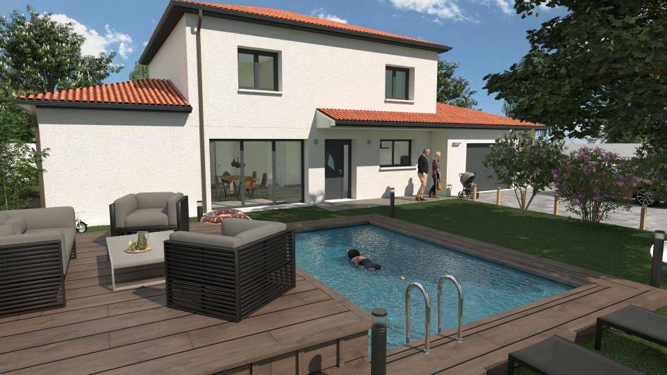 Programme terrain + maison à Villette-d'Anthon en Isère (38) de 140 m² à vendre au prix de 580000€ - 4