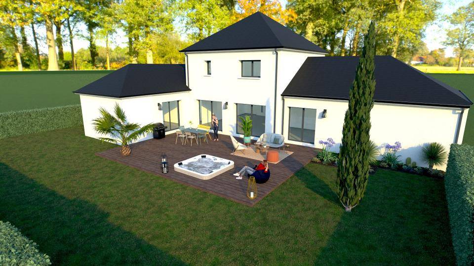Programme terrain + maison à Gambais en Yvelines (78) de 163 m² à vendre au prix de 549900€ - 2