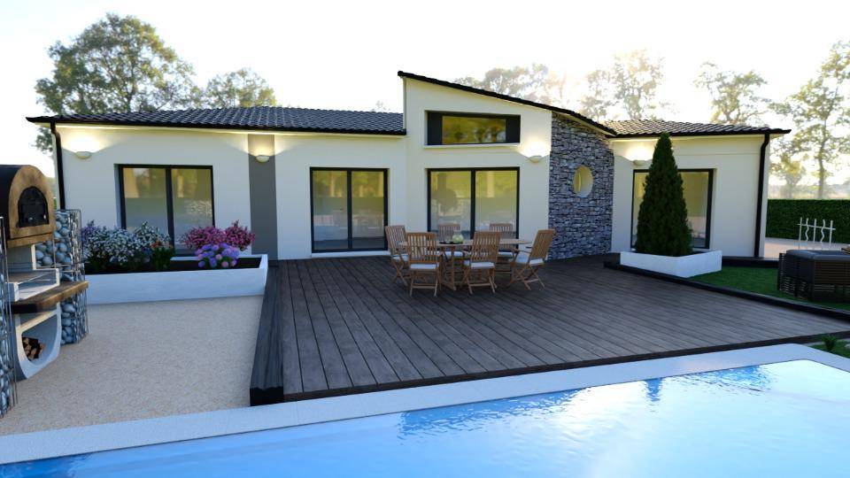 Programme terrain + maison à Hauville en Eure (27) de 115 m² à vendre au prix de 312000€ - 1