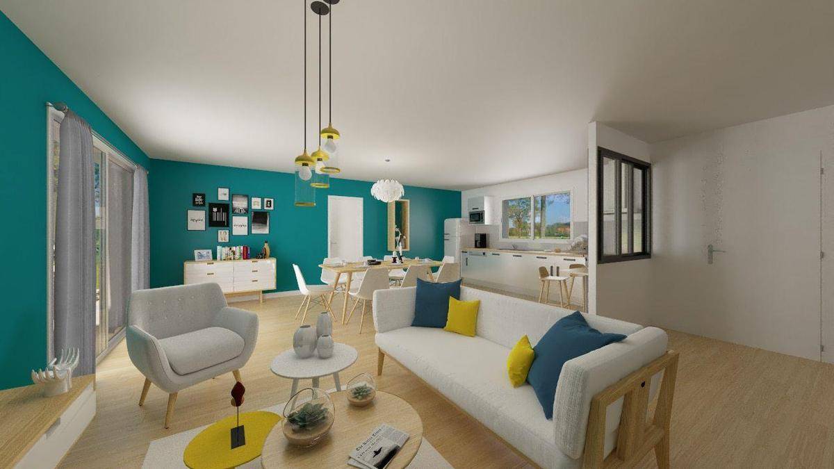 Programme terrain + maison à Bourg-et-Comin en Aisne (02) de 95 m² à vendre au prix de 185844€ - 3