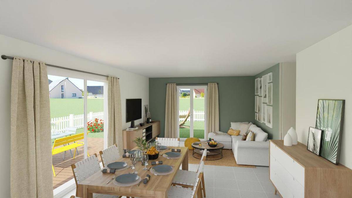Programme terrain + maison à Leyment en Ain (01) de 89 m² à vendre au prix de 255000€ - 4
