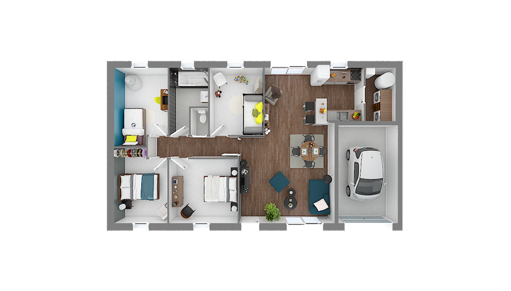 Programme terrain + maison à Semur-en-Auxois en Côte-d'Or (21) de 89 m² à vendre au prix de 188160€ - 4