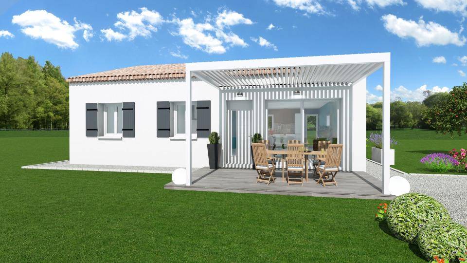 Programme terrain + maison à Annonay en Ardèche (07) de 83 m² à vendre au prix de 220000€ - 1