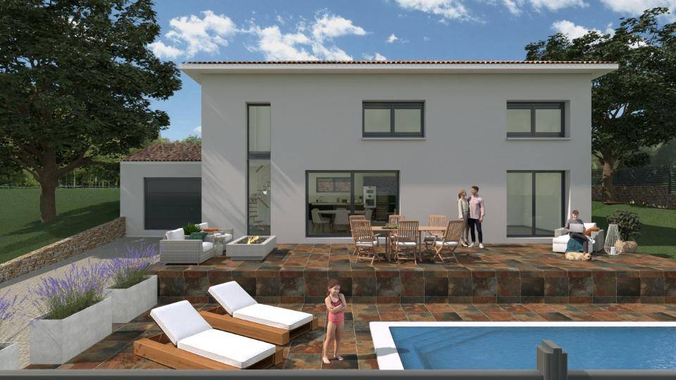 Programme terrain + maison à Saint-Cyr-sur-Mer en Var (83) de 125 m² à vendre au prix de 695000€ - 1