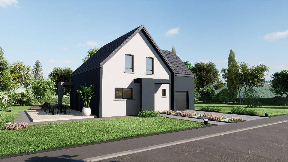 Programme terrain + maison à Barr en Bas-Rhin (67) de 120 m² à vendre au prix de 409600€ - 2
