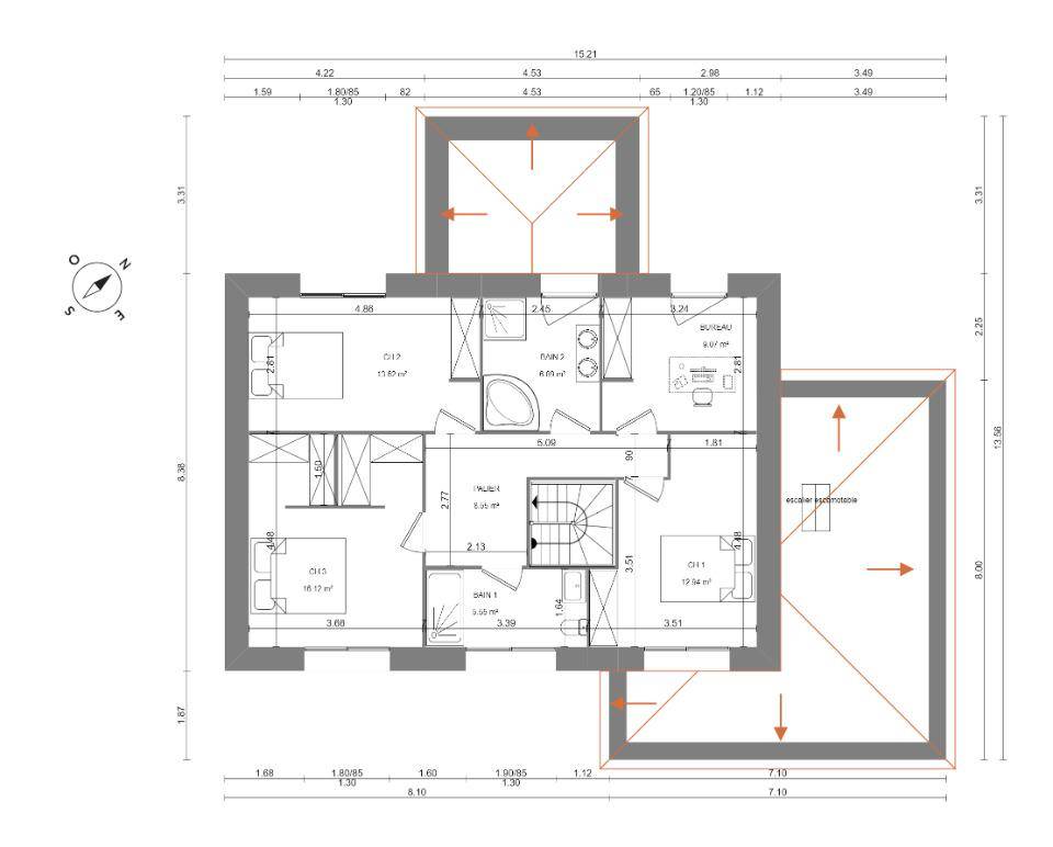 Programme terrain + maison à Lille en Nord (59) de 144 m² à vendre au prix de 622000€ - 3