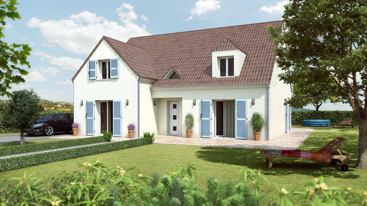 Programme terrain + maison à Bonneval en Eure-et-Loir (28) de 151 m² à vendre au prix de 266911€ - 3