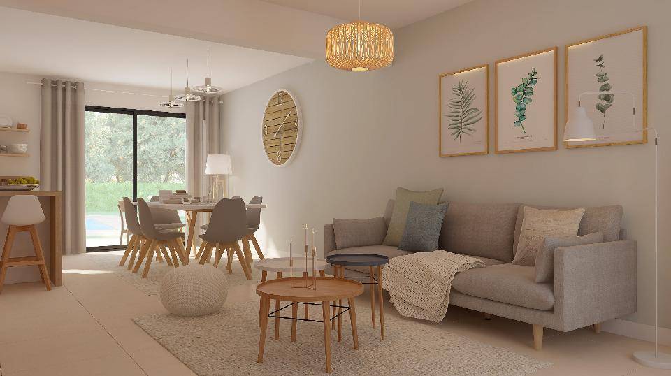 Programme terrain + maison à La Londe en Seine-Maritime (76) de 90 m² à vendre au prix de 246300€ - 3