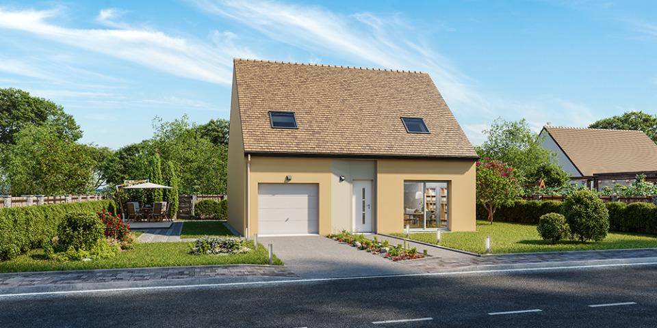 Programme terrain + maison à Grangues en Calvados (14) de 90 m² à vendre au prix de 369000€ - 1
