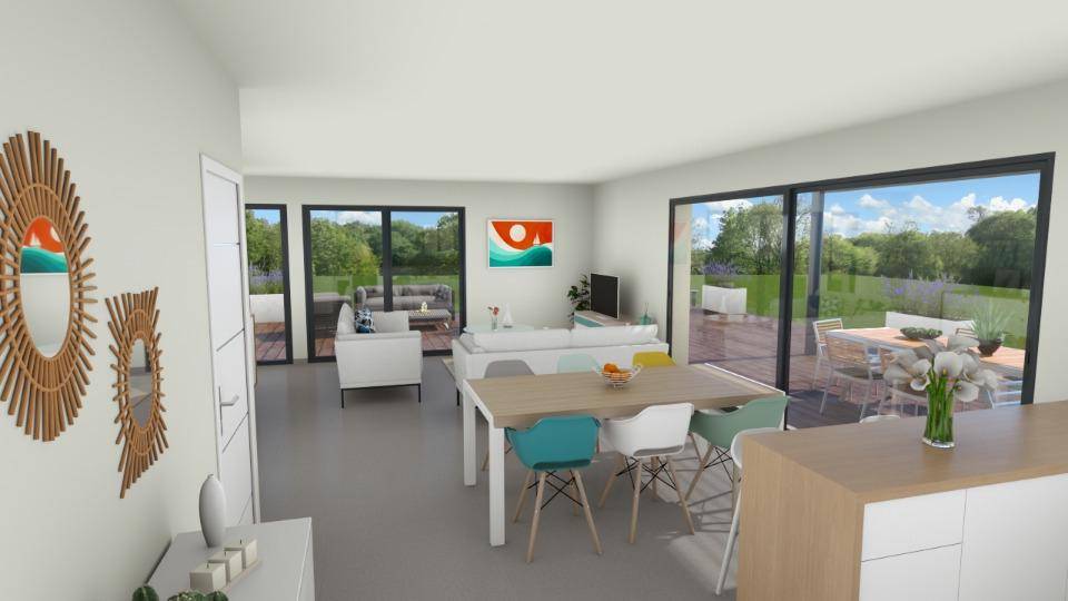 Programme terrain + maison à Teyran en Hérault (34) de 95 m² à vendre au prix de 329000€ - 3