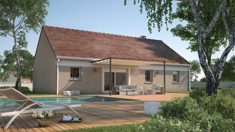 Programme terrain + maison à Chars en Val-d'Oise (95) de 65 m² à vendre au prix de 242000€ - 1