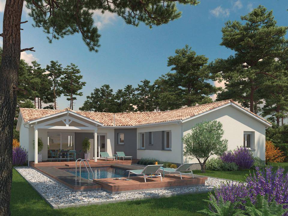 Programme terrain + maison à Grézet-Cavagnan en Lot-et-Garonne (47) de 146 m² à vendre au prix de 284000€ - 2
