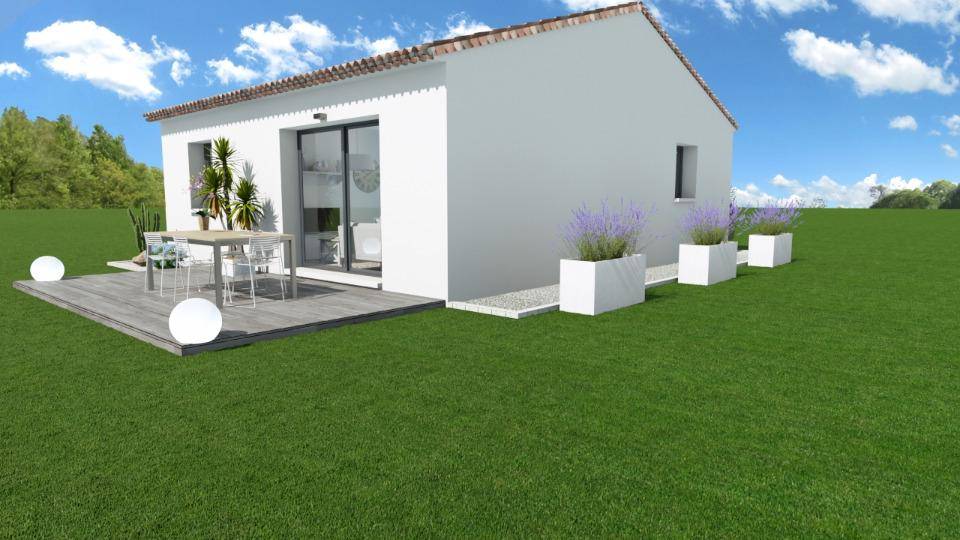Programme terrain + maison à Bourg-de-Péage en Drôme (26) de 60 m² à vendre au prix de 245000€ - 2