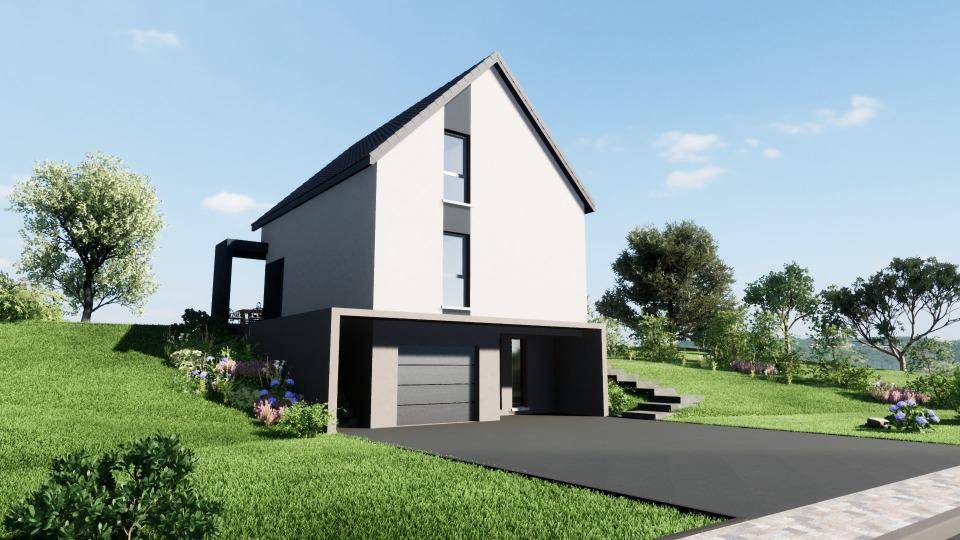 Programme terrain + maison à Schirmeck en Bas-Rhin (67) de 120 m² à vendre au prix de 334400€ - 1