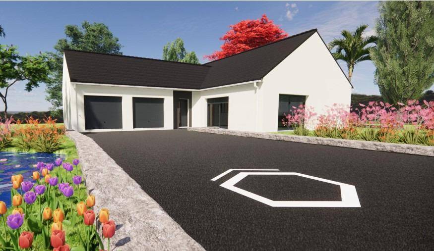 Programme terrain + maison à Juvigny Val d'Andaine en Orne (61) de 113 m² à vendre au prix de 283786€ - 1