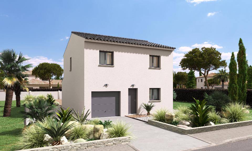 Programme terrain + maison à La Palme en Aude (11) de 96 m² à vendre au prix de 295000€ - 1