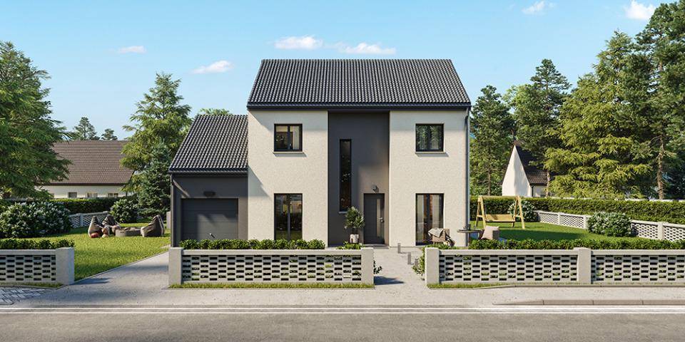 Programme terrain + maison à Changé en Mayenne (53) de 90 m² à vendre au prix de 298800€ - 1