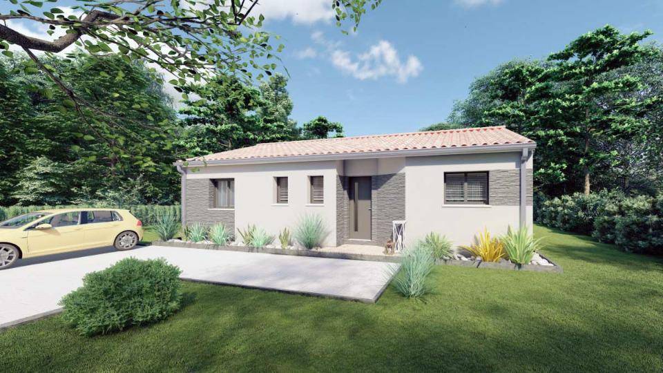 Programme terrain + maison à Magescq en Landes (40) de 84 m² à vendre au prix de 266000€ - 3