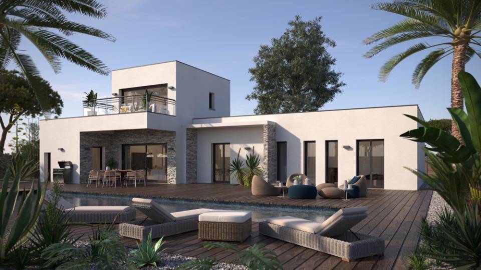 Programme terrain + maison à La Seyne-sur-Mer en Var (83) de 95 m² à vendre au prix de 615000€ - 1