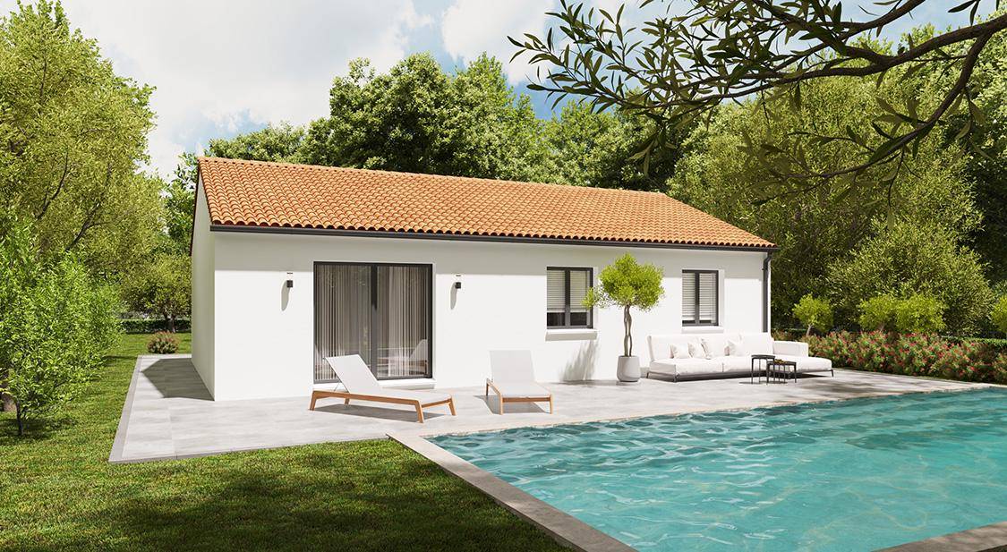 Programme terrain + maison à Chancelade en Dordogne (24) de 79 m² à vendre au prix de 174616€ - 4