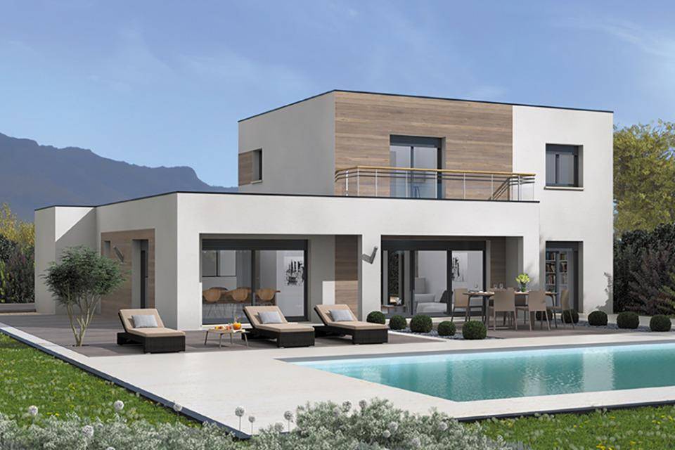 Programme terrain + maison à L'Isle-d'Abeau en Isère (38) de 110 m² à vendre au prix de 399000€ - 1