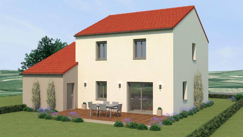 Programme terrain + maison à Vandières en Meurthe-et-Moselle (54) de 100 m² à vendre au prix de 259000€ - 2