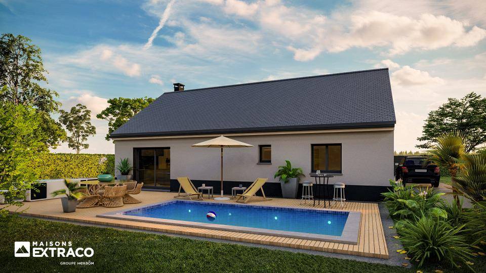 Programme terrain + maison à Martot en Eure (27) de 95 m² à vendre au prix de 220100€ - 2