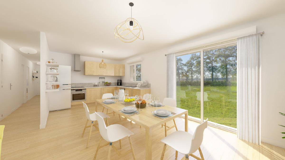 Programme terrain + maison à Montdidier en Somme (80) de 111 m² à vendre au prix de 209635€ - 3