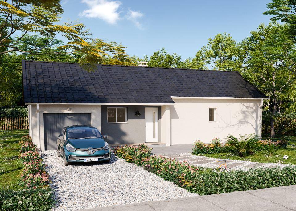Programme terrain + maison à Ossun en Hautes-Pyrénées (65) de 85 m² à vendre au prix de 199500€ - 1