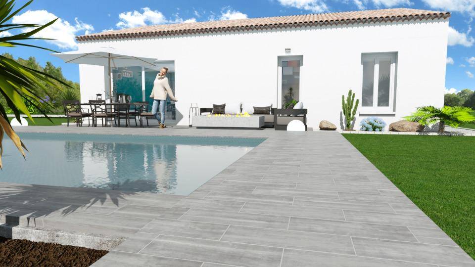 Programme terrain + maison à Saint-Donat-sur-l'Herbasse en Drôme (26) de 93 m² à vendre au prix de 245500€ - 3
